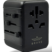 Универсальный адаптер для путешествий Brave Dual USB-A, USB-C, 20 Вт, черный PDNL10K