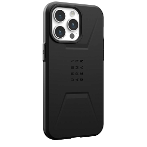 Чехол UAG Civilian с MagSafe для iPhone 15 Pro Max, черный UCV15PM-3