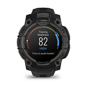Спортивные часы Garmin Instinct 3 Amoled 45 мм Black with Black Band 010-02936-00