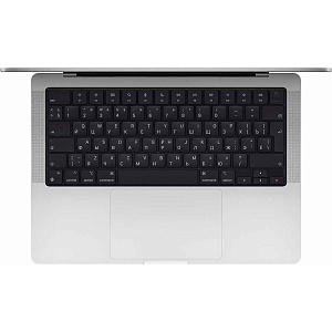Ноутбук Apple MacBook Pro 14" 2021, M1 Pro 10-CPU/16-GPU, RAM 16 ГБ, SSD 1 ТБ, серебристый|silver, Ростест MP14S-102