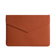 Чехол DOST для MacBook Pro/Air 13", экокожа, коричневый DOS-11