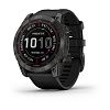 Умные часы Garmin Fenix 7X – Solar Edition 51mm Carbon Grey DLC Titanium with Black Band, Б/У 010-02541-13