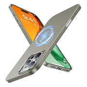 Чехол Torras SlimFit с MagSafe для iPhone 16 Pro, серый TSFI16P-GR