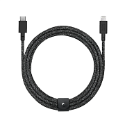 Кабель Native Union Belt XL USB-C - Lightning, 3 м, 100 Вт, нейлон, черный BELTXL3M-BK