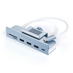 Адаптер Satechi Clamp Hub USB-C для iMac 24", синий ST-UCICHB