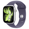 Apple Watch S11 46mm Silver Sport Band Purple Fog M/L AW112-6