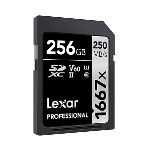 Карта памяти Lexar Professional 1667x SDXC™ UHS-II Card 256GB Silver LSD256CBNA1667