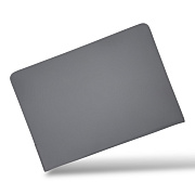 Чехол DOST для MacBook Pro 16", экокожа, темно-серый DOSTP16GR