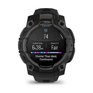 Спортивные часы Garmin Instinct 3 Amoled 45 мм Black with Black Band 010-02936-00