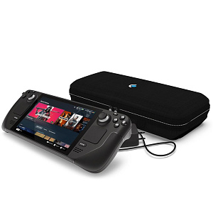 Игровая приставка Valve Steam Deck 256 ГБ SSD, без игр, черный, Б/У STEAM-256