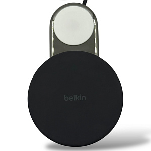 Беспроводное зарядное устройство Belkin Boost Charge Pro 2 в 1, 15 Вт, черный, Для других стран WIZ020-BLK