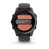 Смарт-часы Garmin Fenix E AMOLED Slate Gray with Black Silicone Band 010-03025-01
