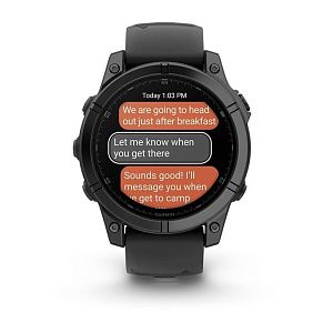 Смарт-часы Garmin Fenix E AMOLED Slate Gray with Black Silicone Band 010-03025-01
