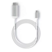 Кабель Satechi USB-C - HDMI, 1.8 м, серебристый ST-CHDMIS