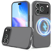 Чехол Le Prius Shiva с MagSafe для iPhone 17 Pro Max, серый LPSH17PM-GR