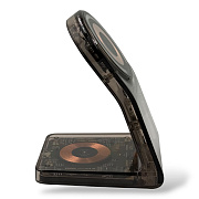 Беспроводное зарядное устройство Porodo 3 в 1 FWC062, 15 Вт, черный PD-FWCH062-BK