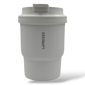 Термостакан LePresso для горячих и холодных напитков, белый LPCM450WH