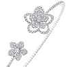 Браслет Graff Wild Flower Open Diamond Bangle RGB513