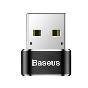 Адаптер Baseus Mini USB-A - USB-C, черный CAAOTG-01