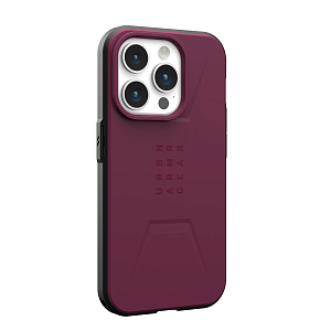 Чехол UAG Civilian с MagSafe для iPhone 15 Pro, фиолетовый UCV15P-1