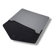 Чехол DOST для MacBook Pro 16", экокожа, темно-серый DOSTP16GR