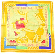 Шелковый платок Hermes PLH-3