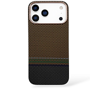 Чехол Knit Phone Kevlar с MagSafe для iPhone 17 Pro Max, коричневый KPK17PM-BR