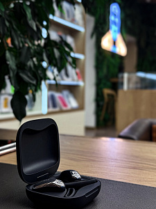 Беспроводные наушники Shokz OpenFit Air, черный SHOFA-BLK