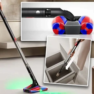 Беспроводной вертикальный пылесос Dyson PencilVac Fluffycones (SV50) Black, Для других стран 492709-01