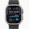 Apple Watch Ultra 2 49mm Natural Titanium Case Black Ocean Band AWU2-71