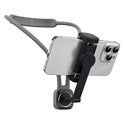 Поворотная подставка Porodo для смартфона на шею PD-NKSMS-BK