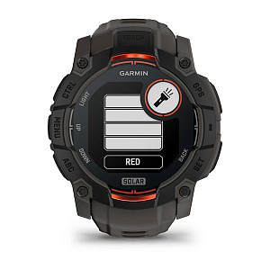 Спортивные часы Garmin Instinct 3 Solar 50 мм Black with Charcoal Band 010-02935-00