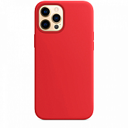 Чехол Silicone Case для iPhone 12 Pro Max, красный 20061