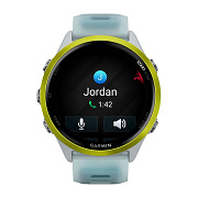 Спортивные часы Garmin Forerunner 570 47 мм Amp Yellow Aluminum with Translucent Whitestone/Turquoise Band 010-02971-01