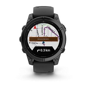 Смарт-часы Garmin Fenix E AMOLED Slate Gray with Black Silicone Band 010-03025-01