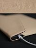 Чехол DOST для MacBook Pro 14", экокожа, бежевый DOST-18