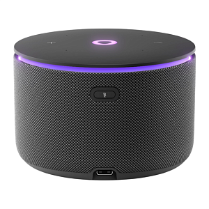 Умная колонка Яндекс Станция Мини 3 Про с Алисой и Zigbee, черная, Ростест YAM3P-BLK