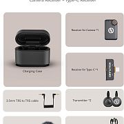 Беспроводной микрофон Hollyland Lark M2S Combo Version HM2SC