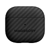 Чехол Magssory Aramid Сase для AirPods 4, кевлар, черный CFB032