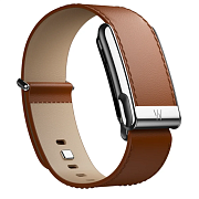 Кожаный ремешок Whoop LeatherLuxe для Whoop Life MG 5.0, S, 24 мм, Chestnut / Cream / Titanium WHPCR-CCT