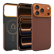 Чехол A-Case Desen с MagSafe для iPhone 17 Pro, оранжевый ADS17P-OR