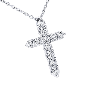 Подвеска Graff Round Diamond Cross Small Pendant RGP007