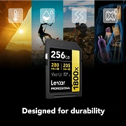 Карта памяти Lexar Professional 1800x UHS-II SDXC 256Gb LEXAR256