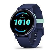 Умные часы Garmin Vivoactive 5 Metallic navy Aluminium bezel and silicone band 010-02862-12