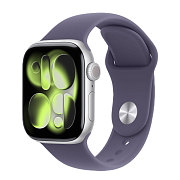 Apple Watch S11 42mm Silver Sport Band Purple Fog S/M AW11-5