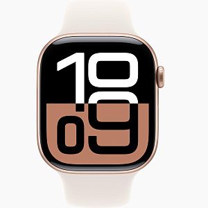 Apple Watch S10 46mm Rose Gold Sport Band Light Blush S/M, Для других стран AW10-33