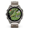 Смарт-часы Garmin Fenix 8 47 мм Amoled Sapphire Titanium Band+Grapphite Silicone Band 010-02904-40