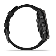 Спортивные часы Garmin Epix Pro Sapphire (Gen 2) 47 mm Titanium/Black Leather Band 010-02803-30