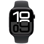 Apple Watch S10 46mm Jet Black Sport Band M/L AW10-1