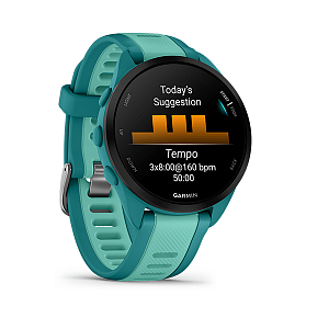 Спортивные часы Garmin Forerunner 165 Music Turquoise/Aqua 010-02863-32
